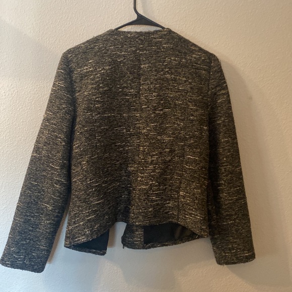 Gap tweed zip up blazer jacket size medium - Picture 7 of 7